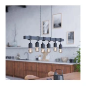 Eglo 44062 - Luster na sajli TOWNSHEND 6xE27/60W/230V