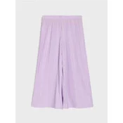Sinsay - Plisirane pantalone sa elasticnim pojasom - lavanda
