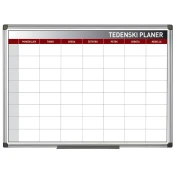 Tabla planer Bi-Office tedenski, 60 x 90 cm
