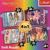 Trefl Sestavljanka 4v1 Modne lutke/mavrica Visoka 28,5x20,5cm