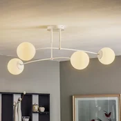 EMIBIG LIGHTING Stropna svetilka Pregos 4, štirižarna, bela - Hodnik - Sodobni - Kovina