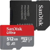 SanDisk Ultra/micro SDXC/512GB/UHS-I U1/Razred 10/+ Adapter