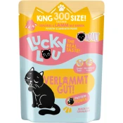 Lucky Lou Life Stage Pouch mačja hrana Adult - perutnina in jagnjetina - 300 g