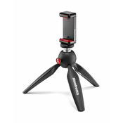 Manfrotto PIXI Mini stojalo z univerzalnim nosilcem za pametni telefon črn - Made in Italy - (MKPIXICLMII-BK)