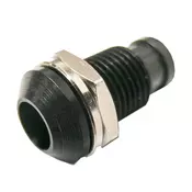 LED kucište 5mm metalni OUT crni