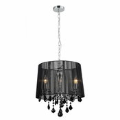 ITALUX MDM-2572/3 BK - Luster na lancu CORNELIA 3xE14/40W/230V