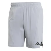 Adidas D4T SHORT, muške fitnes hlace, siva IEJ22