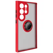 AVIZAR Ovitek za Galaxy S25 FE DropShield odporen na udarce z ojačanimi vogali, Rdeča, (5000190323)