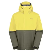 Rab Downpour Waterproof bunda, pollen/army (L)