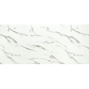 Samolepilna PVC dekorativna plošča, gladek belo-siv marmor, 280x60 cm