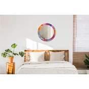 tulup.si Okroglo okrasno ogledalo Geometrijska sestava fi 60 cm