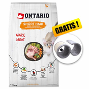 Ontario Cat Short Hair Duck & Chicken 6,5 kg