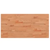 Vidaxl Kopalniški pult 100x50x2,5 cm trdna bukovina