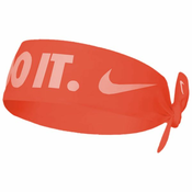 Traka za glavu Nike Dri-Fit Head Tie Skinny Printed - chile red/bright mango/ember glow