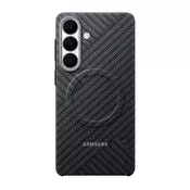 Samsung S26 SAMSUNG magnetska silikonska maska za telefon, uzorak od karbona, tamnosiva EF-KS942SSEGWW