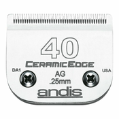 Rezervna oštrica za aparat za brijanje Andis S-40 0,25 mm Keramika Pas