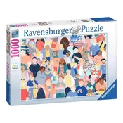Puzzle 1000 kos - Ljudje