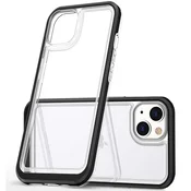 Ovitek Hurtel Clear 3in1 za iPhone 14, s črnim okvirjem