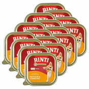 Rinti Gold Mini Adult puran in zajec v posodici 16 x 100 g
