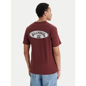 Billabong Majica Orbit Arch EBYZT00522 Bordo rdeča Regular Fit