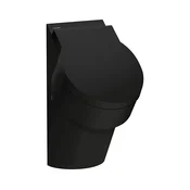 LAUFEN H8402817160001 -Pisuar VAL zadnji dovod, zadnji odtok keramika/mat črna
