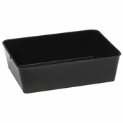 slomart Pladenj za meso in hrano iz melamina 310x190x80mm črn - Hendi 568507
