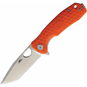 Honey Badger Knives Medium Linerlock Tanto Orange