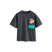 Next Majica Mickey Mouse bež/azur/temno siva/žad