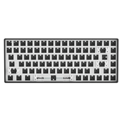 Sharkoon SKILLER SGK50 S3 Barebone Gaming Keyboard – fully customizable gaming keyboard in 75% Layout, Hot-Swap, RGB lighting, QWERTZ-Layou