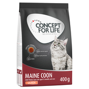 Snižena cijena! Concept for Life 400 g - Maine Coon Adult losos – bez žitarica!
