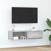 TV ormaric boja hrasta sonome 100x31x25,5 cm konstruirano drvo