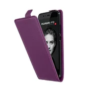 Cadorabo Cadorabo Ohišje, združljivo z Huawei P10 v pastelno vijolično - Zaščitni ovitek v obliki flipa iz teksturiranega umetnega usnja, (20562256)