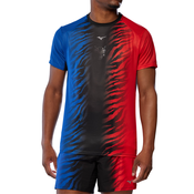 Mizuno DRYAEROFLOW GRAPHIC TEE, moška tekaška majica, rdeča J2GAC005