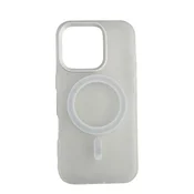 Silikonska futrola Magsafe FLURO COLOR Iphone 16 PRO BELA