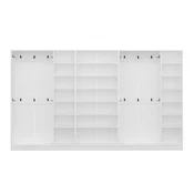 Hanah Home Ormar za hodnik Kale - 8127, 360x210x35 cm, Beli
