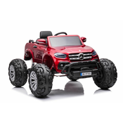 Licenciran avto na akumulator Mercedes DK-MT950 4x4 - rdeč/lakiran