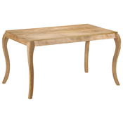 Jedilna miza iz trdnega mangovega lesa 135x75x76 cm