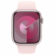 Apple Watch Series 9 GPS 45mm Aluminium Rose Sport Band Light Pink - M/L