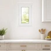 vidaXL Okno za klet RISOR 50 x 80 cm PVC in steklo