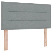 Uzglavlje Svijetlo siva 90 cm tkanina