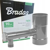 Bradas Zbiralnik deževnice 90 mm, siv