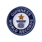 shumee Našitek Guinnessovih svetovnih rekordov - majhen - Prišiven - Vezen našitek/značka/emblem