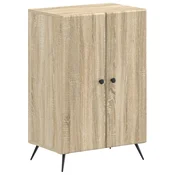 vidaXL Omara za čevlje BREDA 59,5 x 39,5 x 90 cm Inženirski les