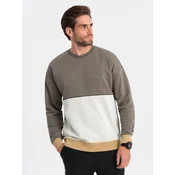 Ombre Mens OVERSIZE sweatshirt with contrasting color combination