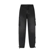 Ed Hardy Kargo kavbojke Dragon siva/črn denim