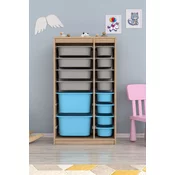 HANAH HOME Višenamenska polica Montana Xs 2D4N8U Sonomo Grey Blue