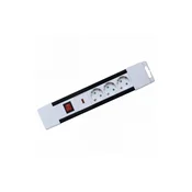 home Produžni kabel, 3 uticnice, prekidac, 1,5mm2, 2 met, beli - NVP 03K/WH