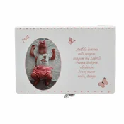 Personalizirane Kutije uspomena s fotografijom djeteta – Poklon za krštenje, rodendan vaše djevojcice - 5. 20x30x10cm - 1806