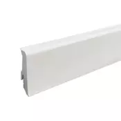 ZAKLJUČNA TALNA LETEV S SILIKONSKIM ROBOM 5,9x240cm PVC, BELA | Topdom