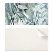 shumee Dekorativna samolepilna vinilna plošča - za hodnik 120x60 cm z akvarelnimi rastlinskimi vzorci